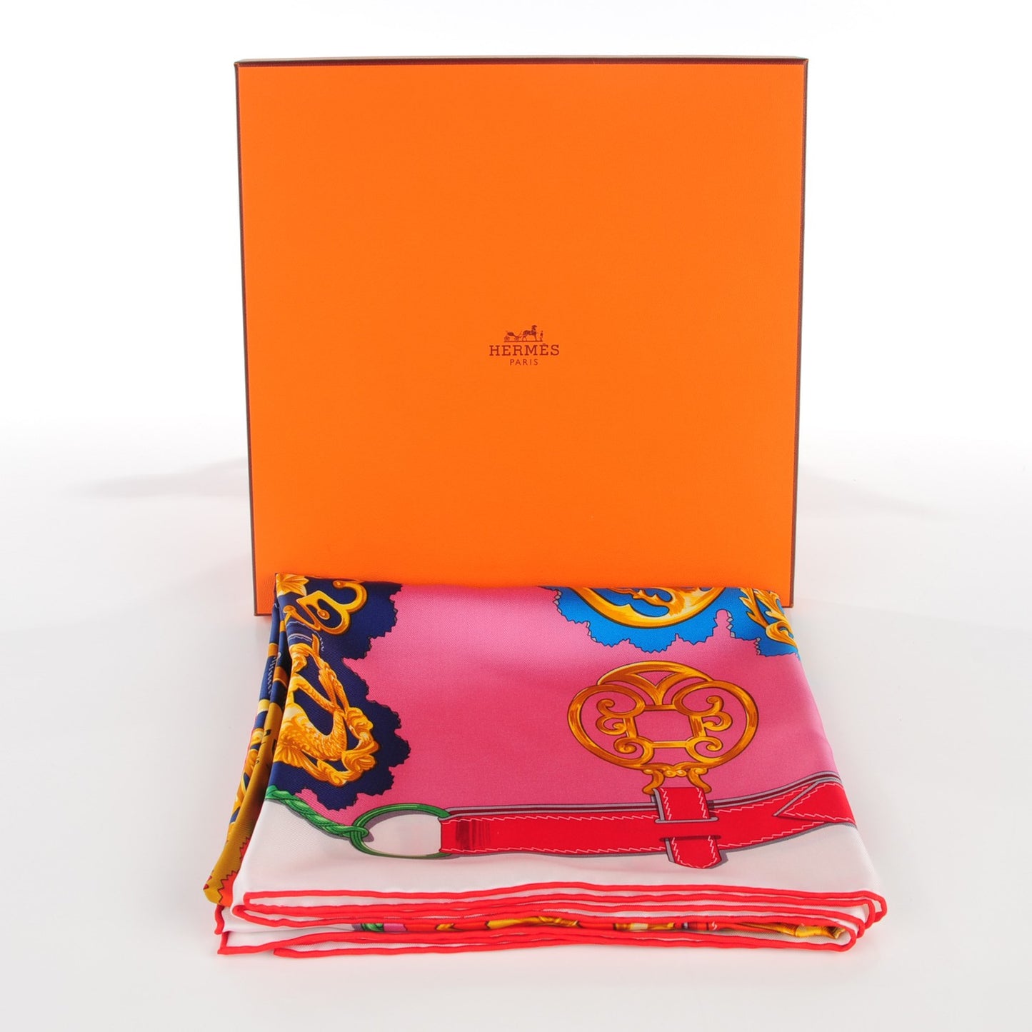 Silk Cuivreries Scarf 90