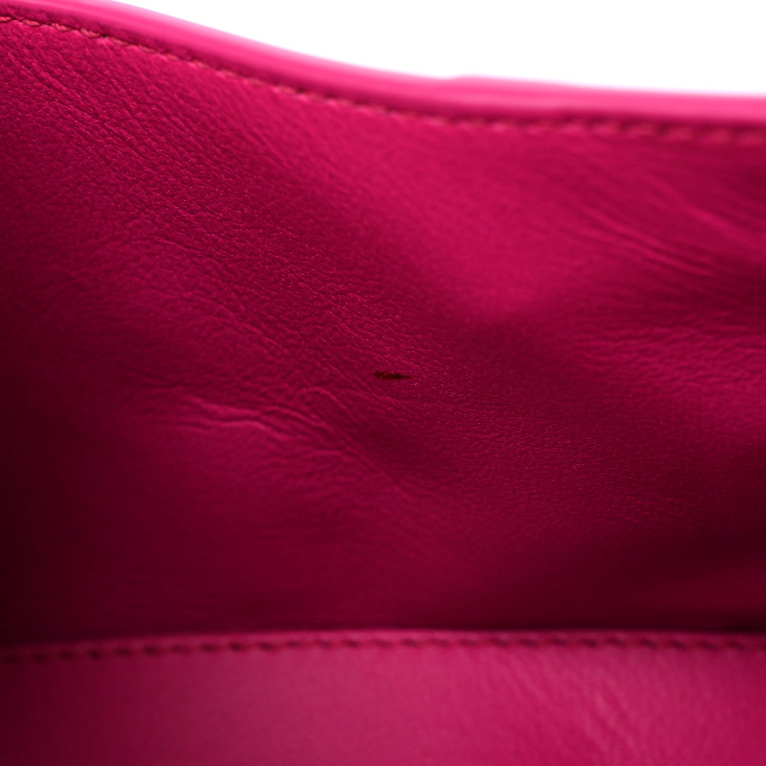 Balenciaga Shiny Box Calfskin Hourglass Top Handle Bag XS Acid Fuchsia 7 of 11