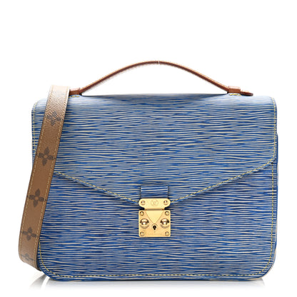 Louis Vuitton Epi Reverse Monogram Pochette Metis Denim Light 1 of 8