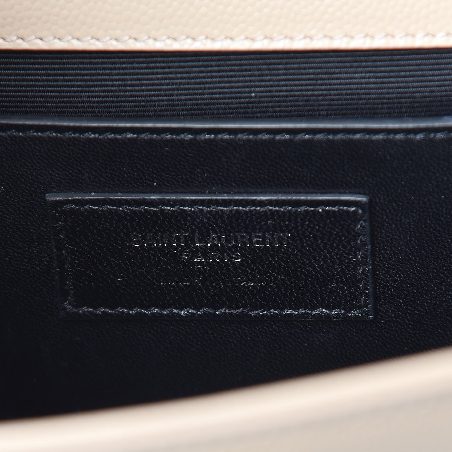Saint Laurent Grain De Poudre Medium Monogram Kate Satchel Nude Powder 8 of 9