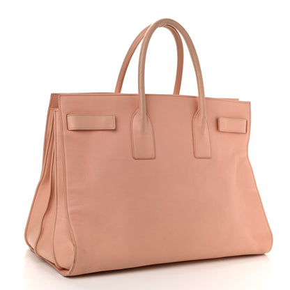 Saint Laurent Calfskin Large Sac de Jour Carryall Nude Powder 3 of 10