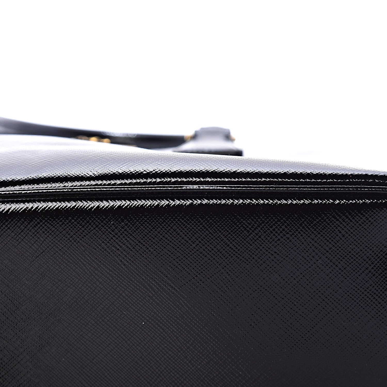 Prada Saffiano Vernice Medium Promenade Tote Black 11 of 11