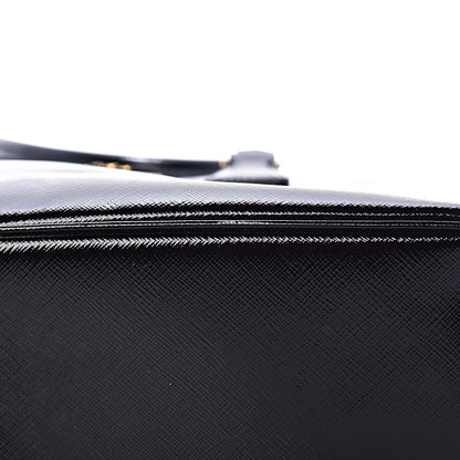 Prada Saffiano Vernice Medium Promenade Tote Black 11 of 11