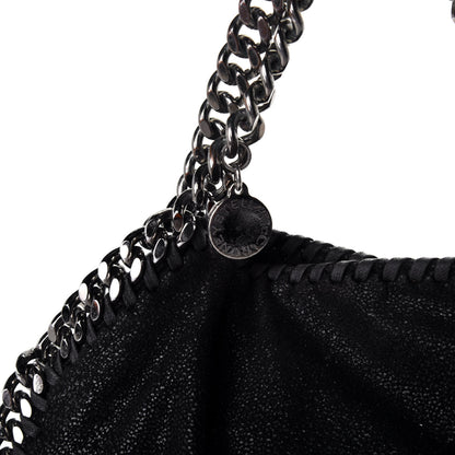 Stella McCartney Shaggy Deer Mini Falabella Fold Over Tote Black 8 of 8