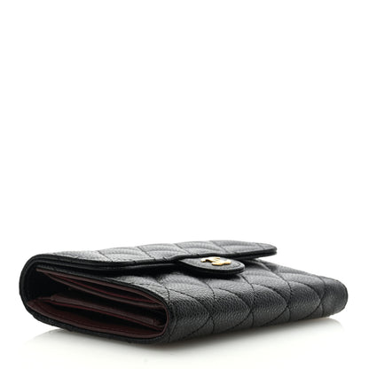 Chanel Caviar Quilted Medium Flap Wallet Black 4 of 8
