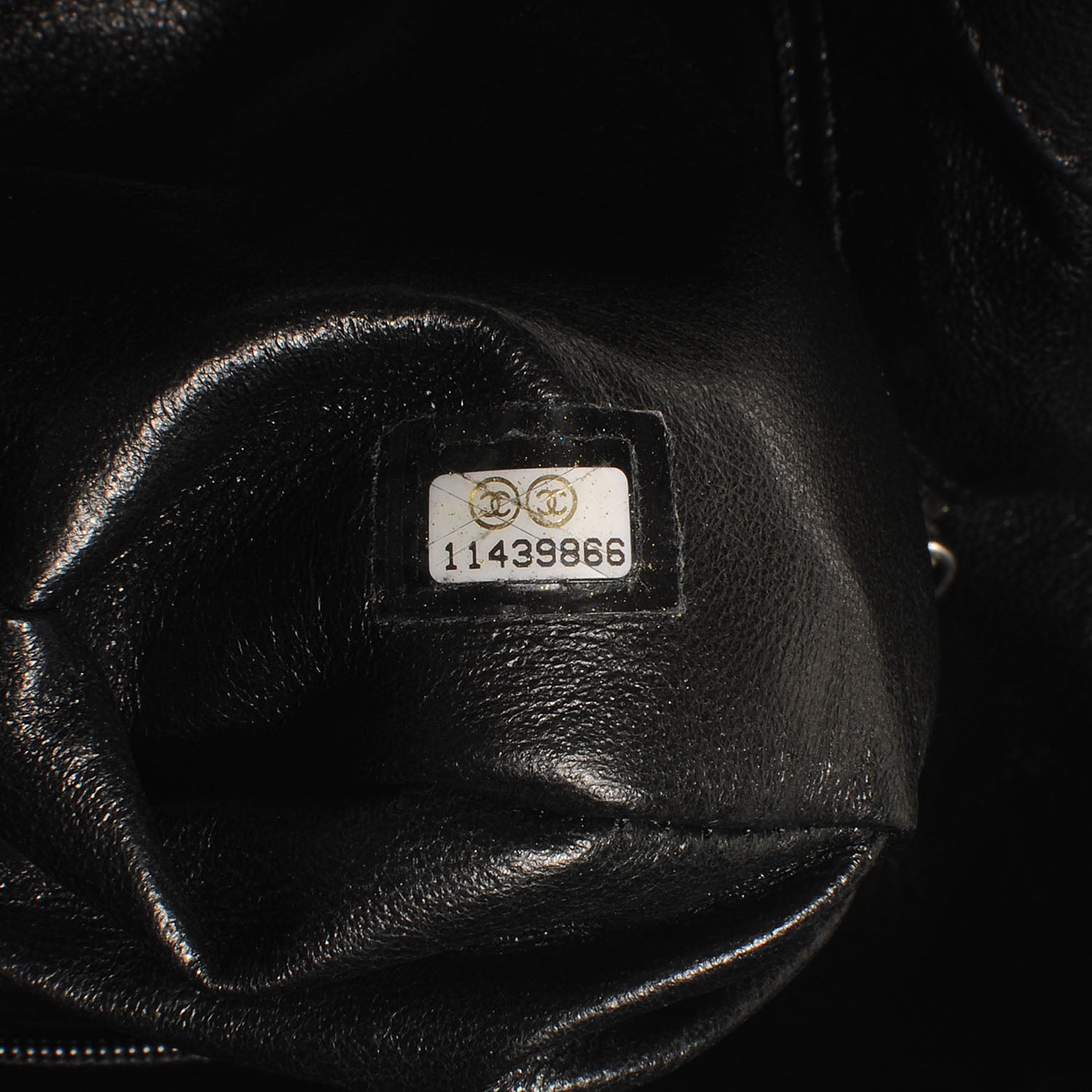 Chanel Leather Luxe Ligne Modern Chain Tote Black 7 of 7