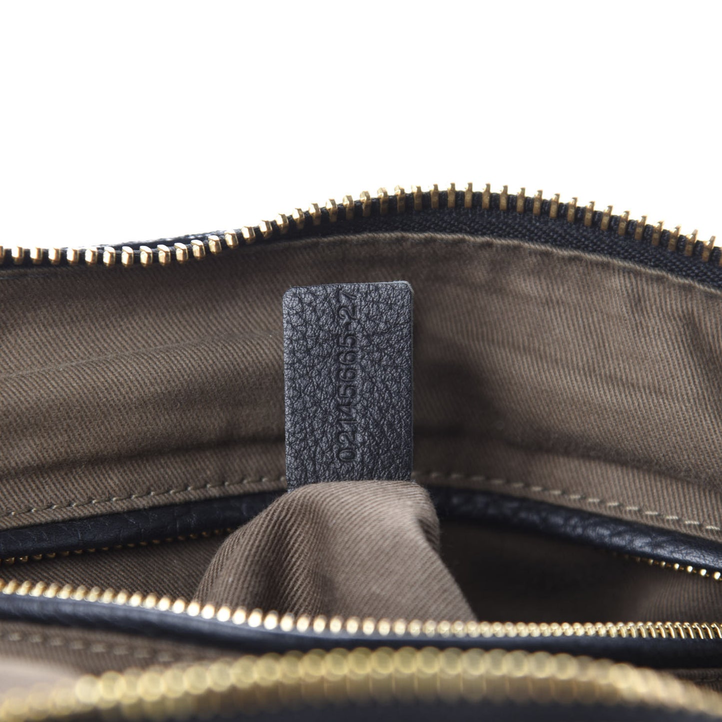 Calfskin Medium Marcie Satchel Black