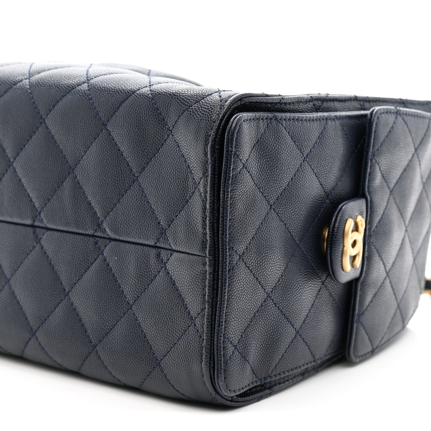 Chanel Caviar Quilted Small Chanel 25 Handbag Dark Navy 10 of 10