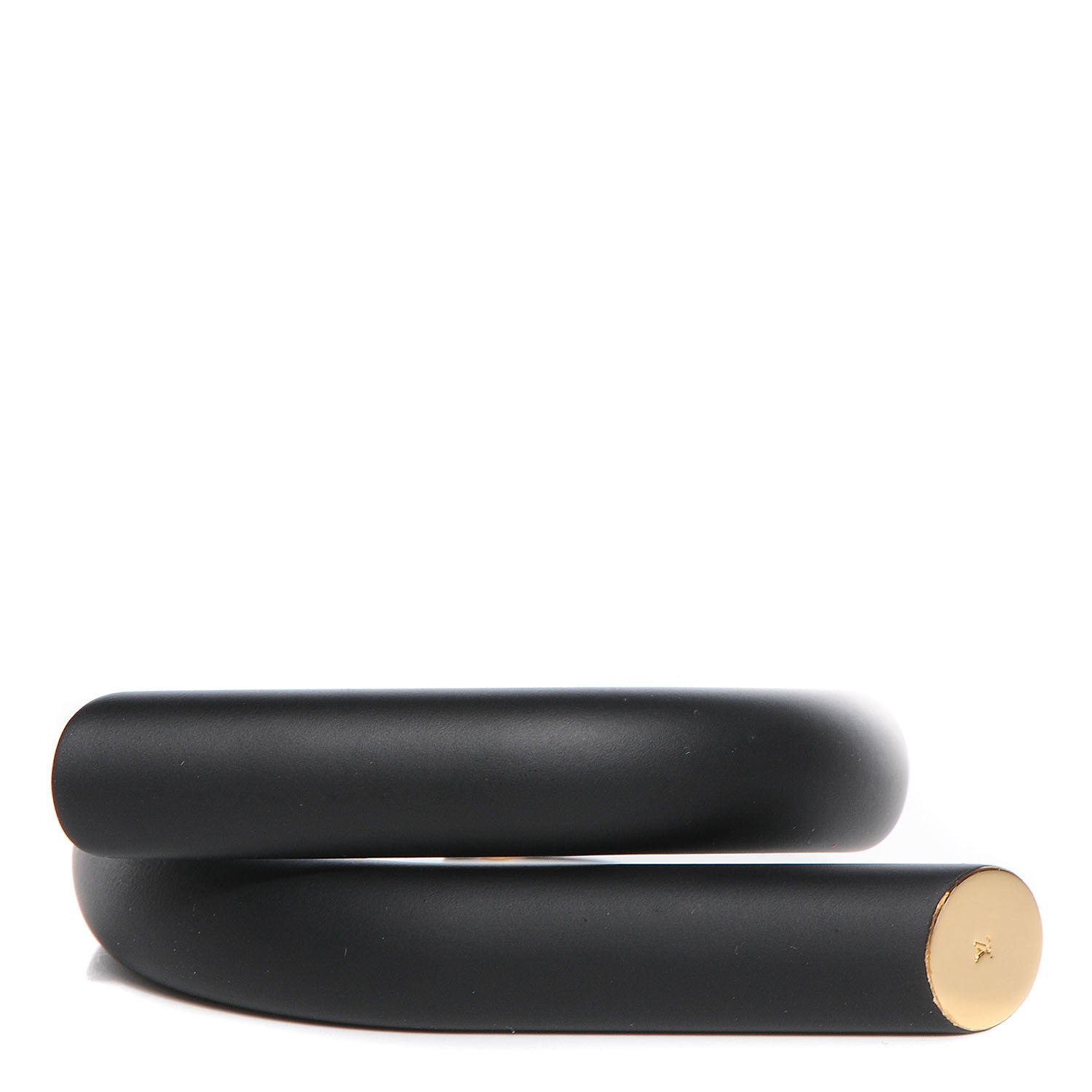 Louis Vuitton Rubber Twist Cuff Black 1 of 7