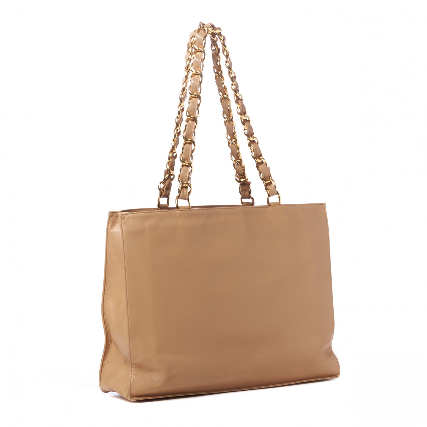 Lambskin CC Tote Beige