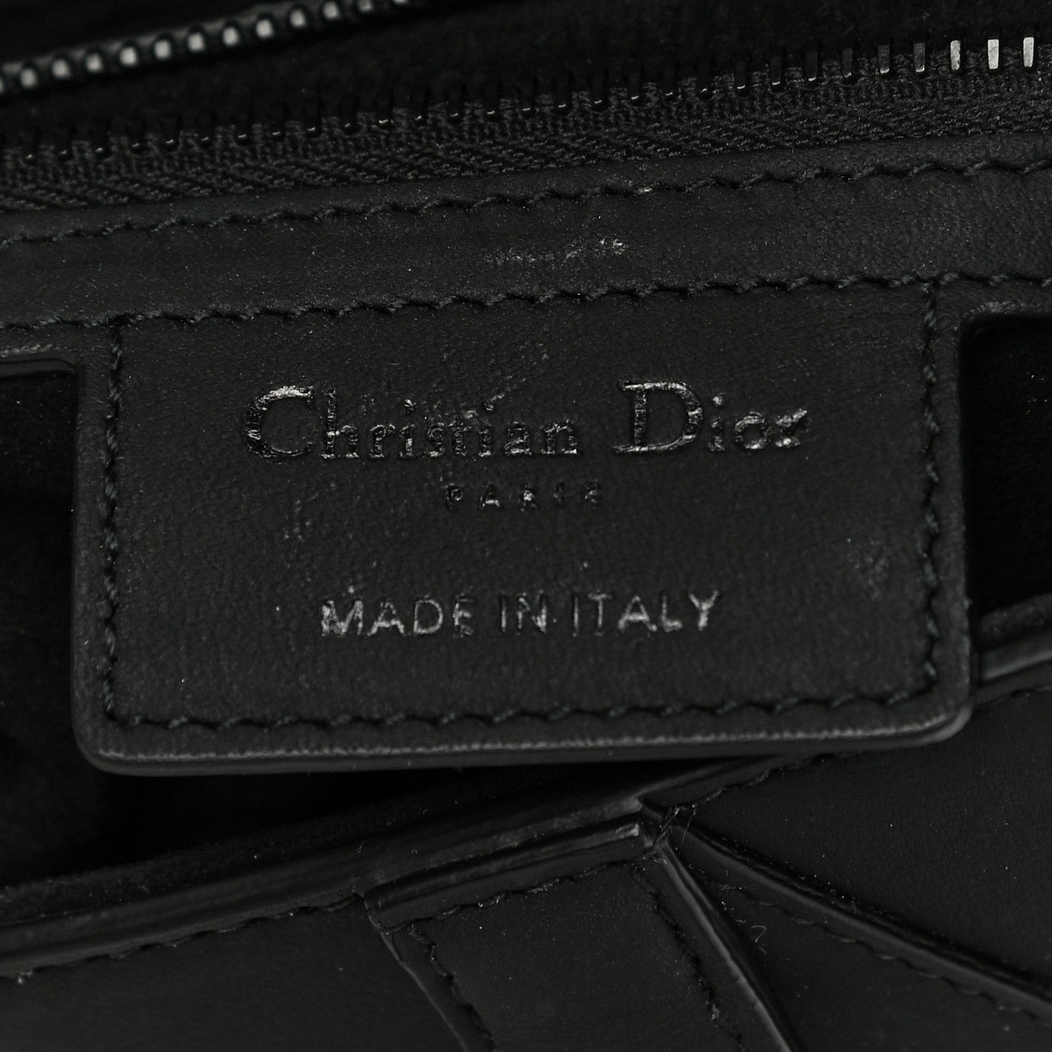 Christian Dior Ultra Matte Calfskin Saddle Bag Black 6 of 11