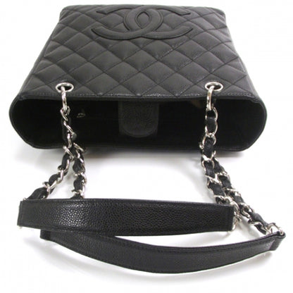 Chanel Caviar Petit Shopping Tote PST Black 5 of 11