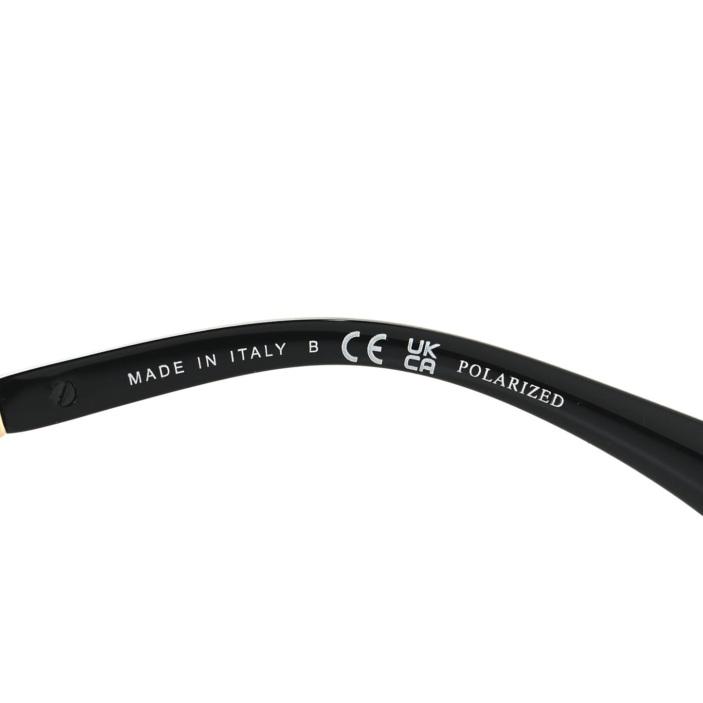 Acetate Calfskin Square Sunglasses 5546-Q-A Black