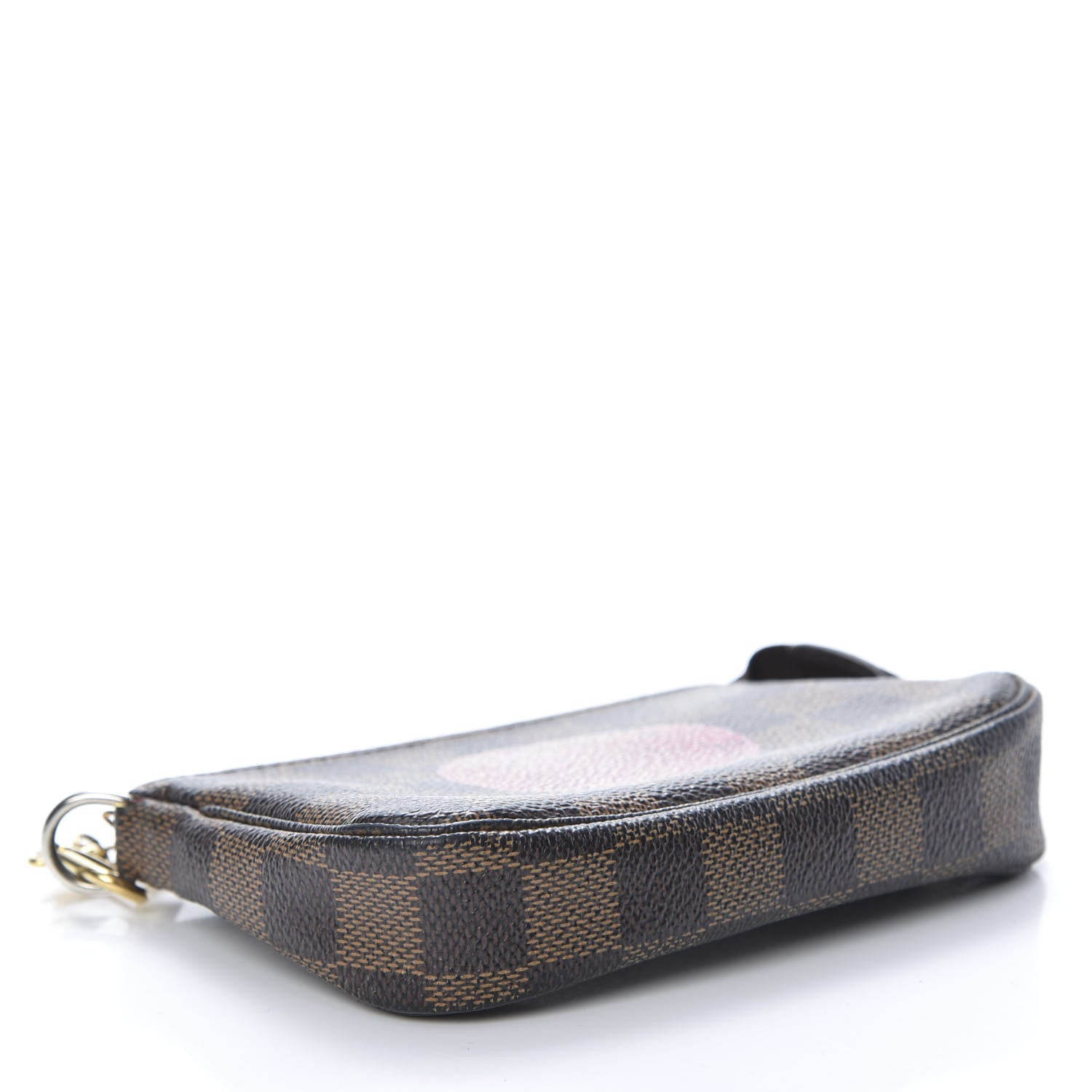 Louis Vuitton Damier Ebene Complice Trunks and Bags Mini Pochette Accessories Red 4 of 11