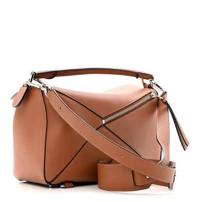 Loewe Calfskin Medium Puzzle Bag Tan 3 of 12