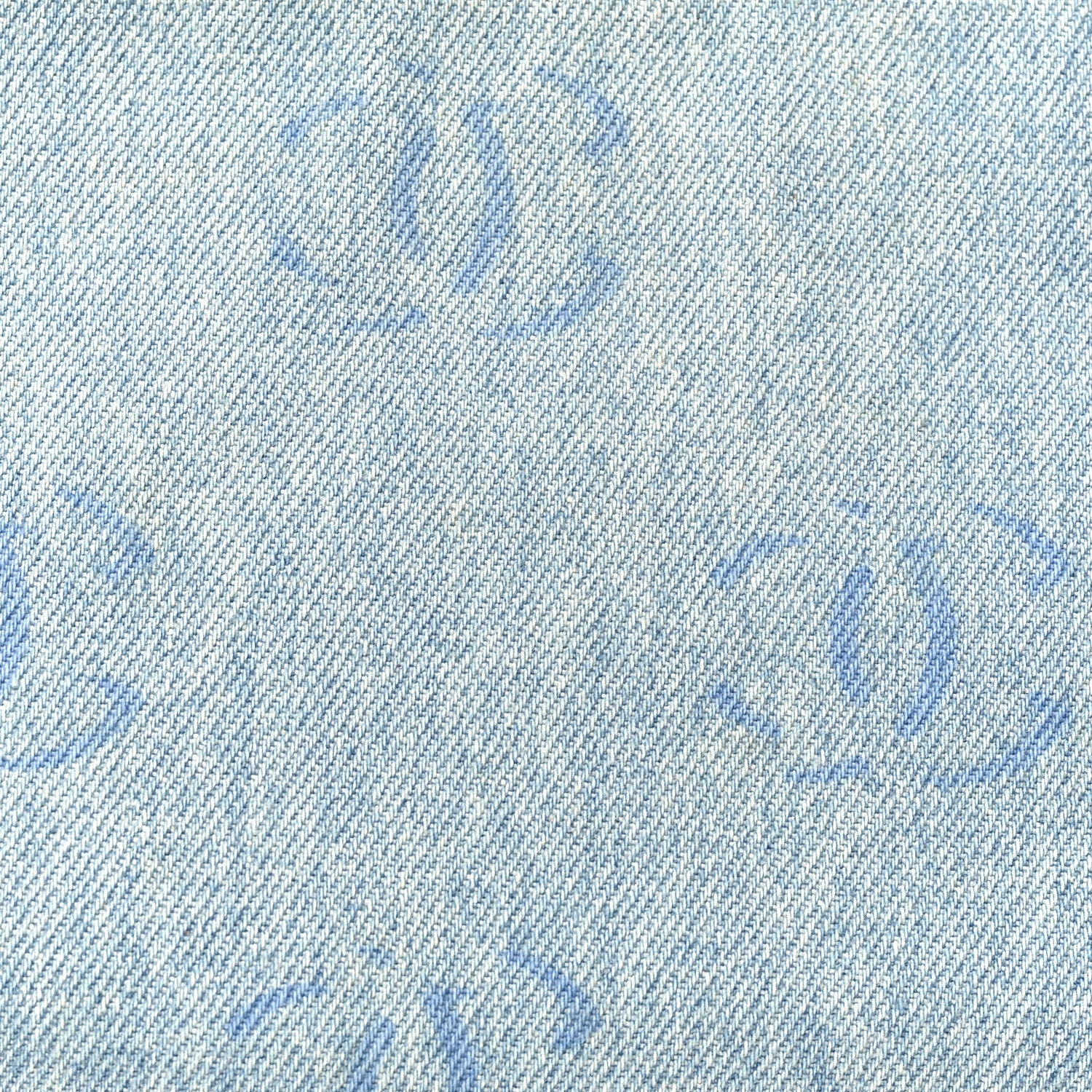 Chanel Denim CC Cosmetic Pouch Blue 8 of 12