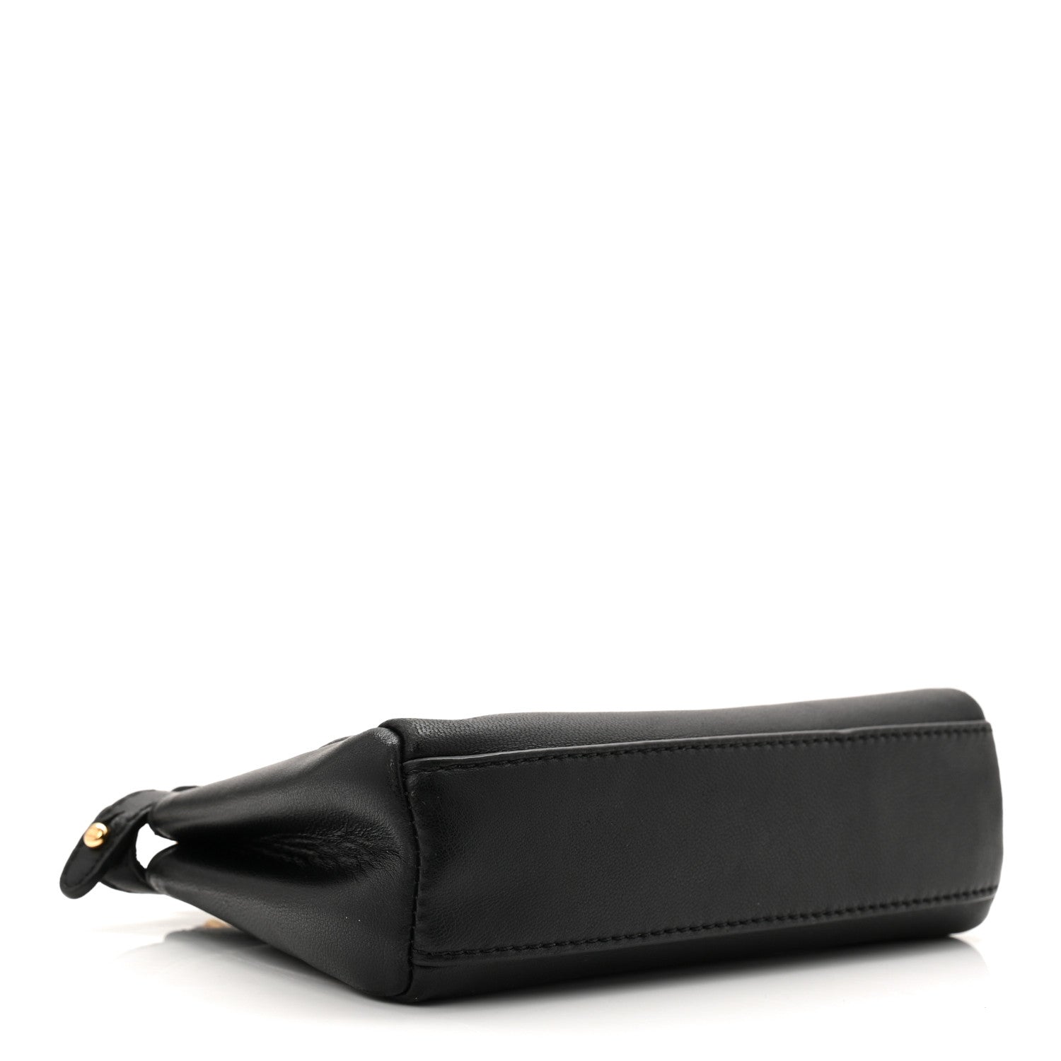 Fendi Nappa Micro Peekaboo Iconic Satchel Black 4 of 10