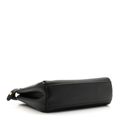 Fendi Nappa Micro Peekaboo Iconic Satchel Black 4 of 10