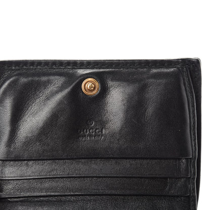 Gucci Calfskin Matelasse GG Marmont Card Case Wallet Black 7 of 9