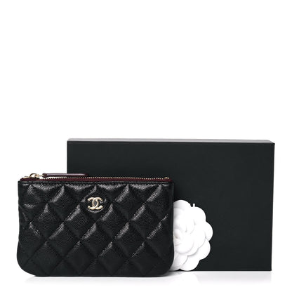 Chanel Caviar Quilted Small Cosmetic Case Black 11 of 11