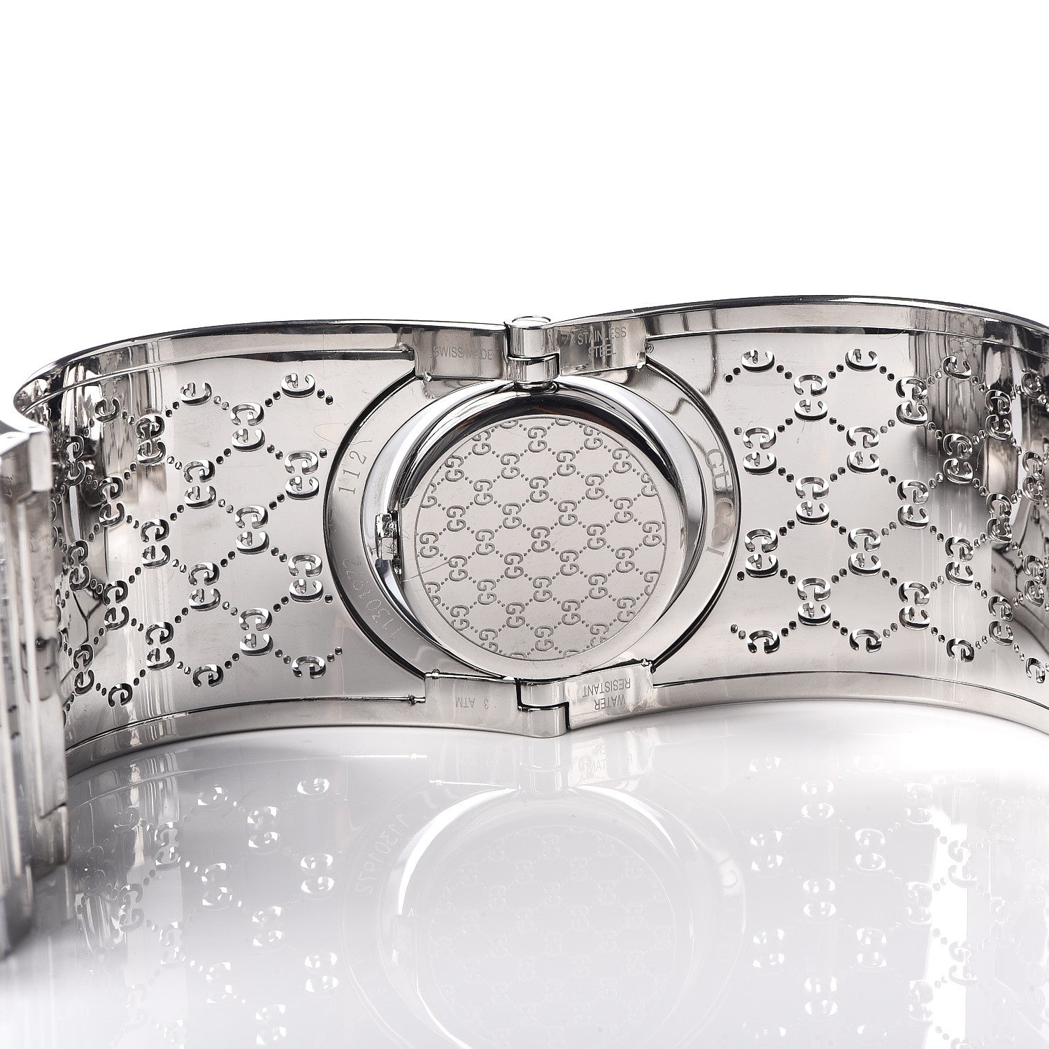 Gucci Stainless Steel 33mm Twirl Quartz Watch Brown 6 of 6