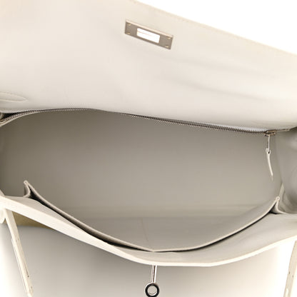 Hermes Toile Swift Kelly Retourne 32 White 5 of 12