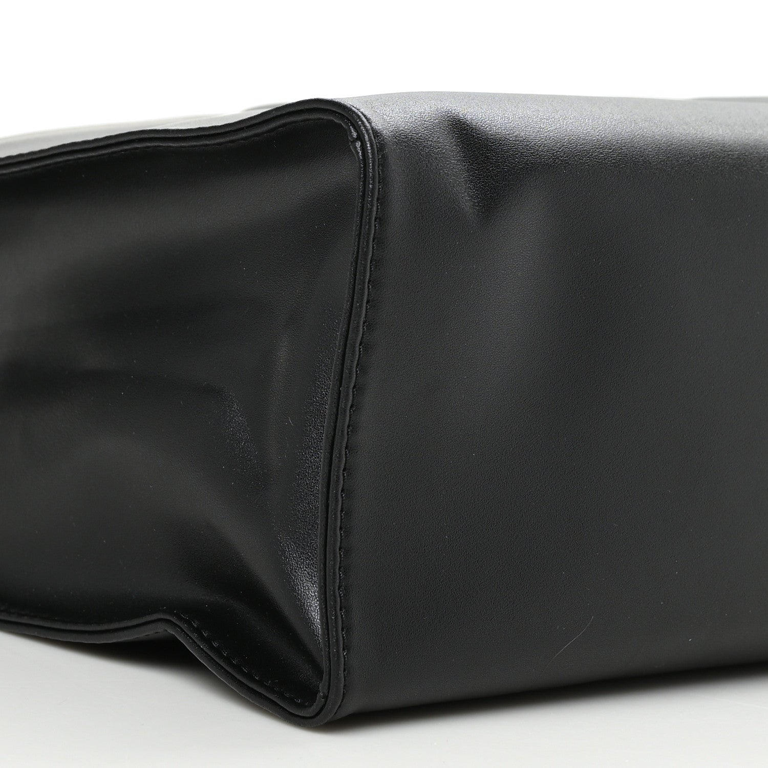 Telfar Vegan Leather Medium Shopping Bag Black 8 of 9
