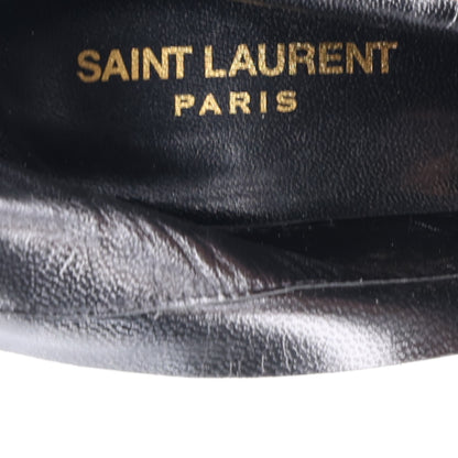 Saint Laurent Calfskin Mina 95 Boots 40 Black 8 of 10