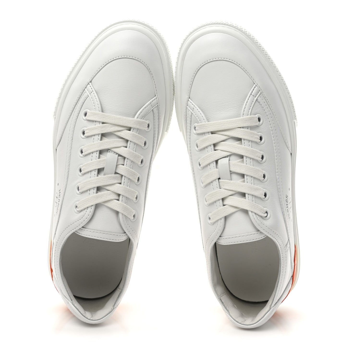 Calfskin Alligator Womens Get Sneakers 38 White