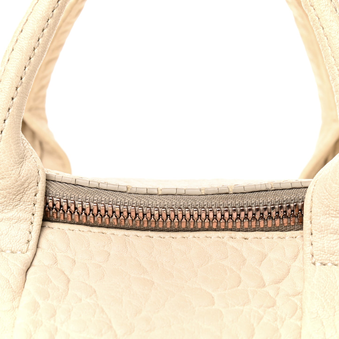 Pebbled Lambskin Rockie Dune Rose Gold Hardware