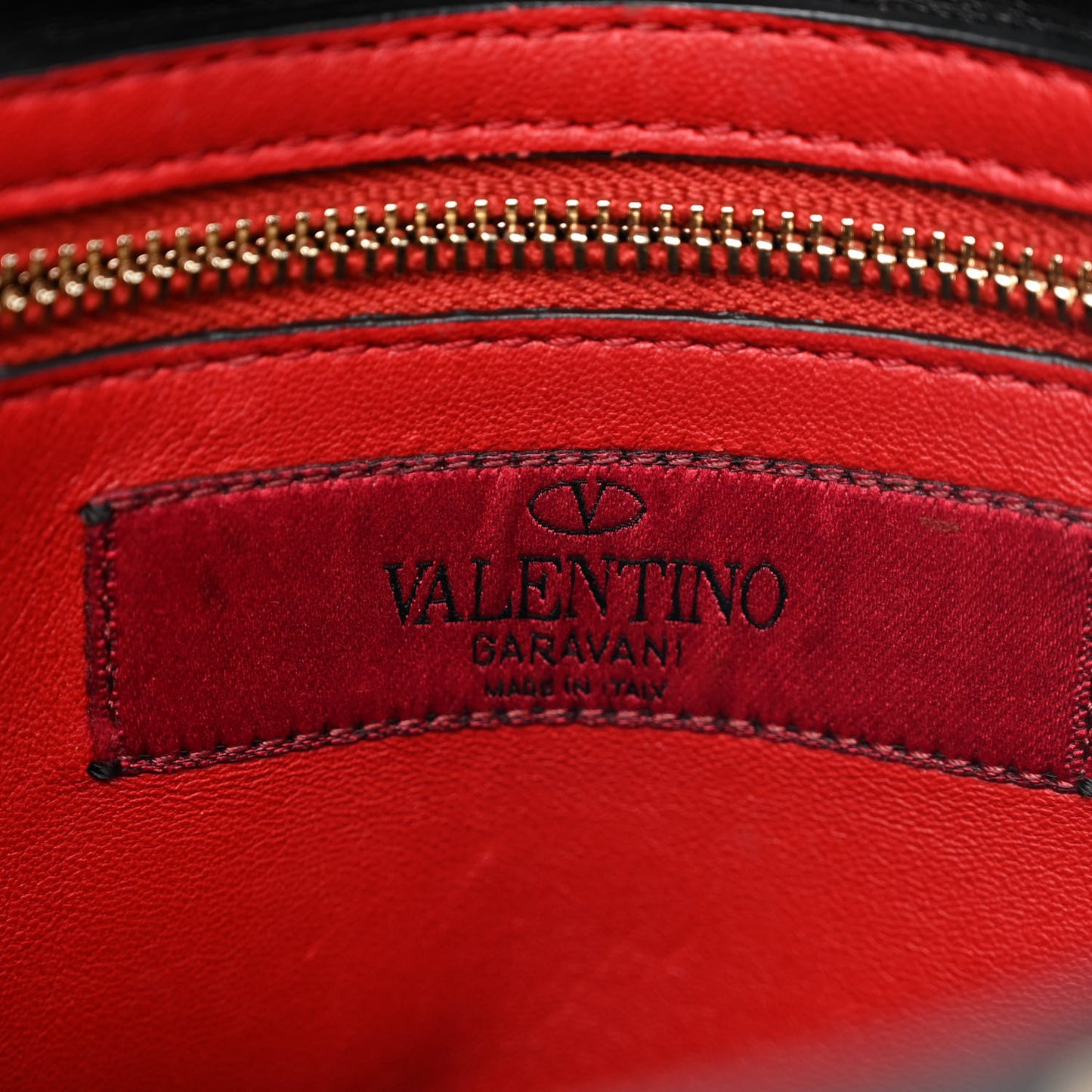 Lambskin Medium Rockstud Spike Shoulder Bag Black