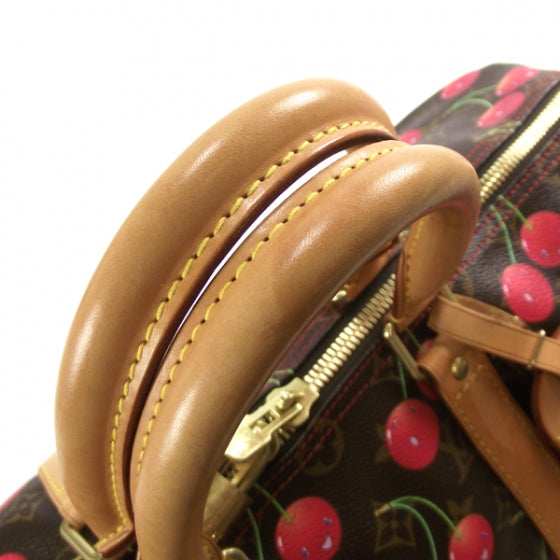 Louis Vuitton Monogram Cerises Keepall 45 7 of 10