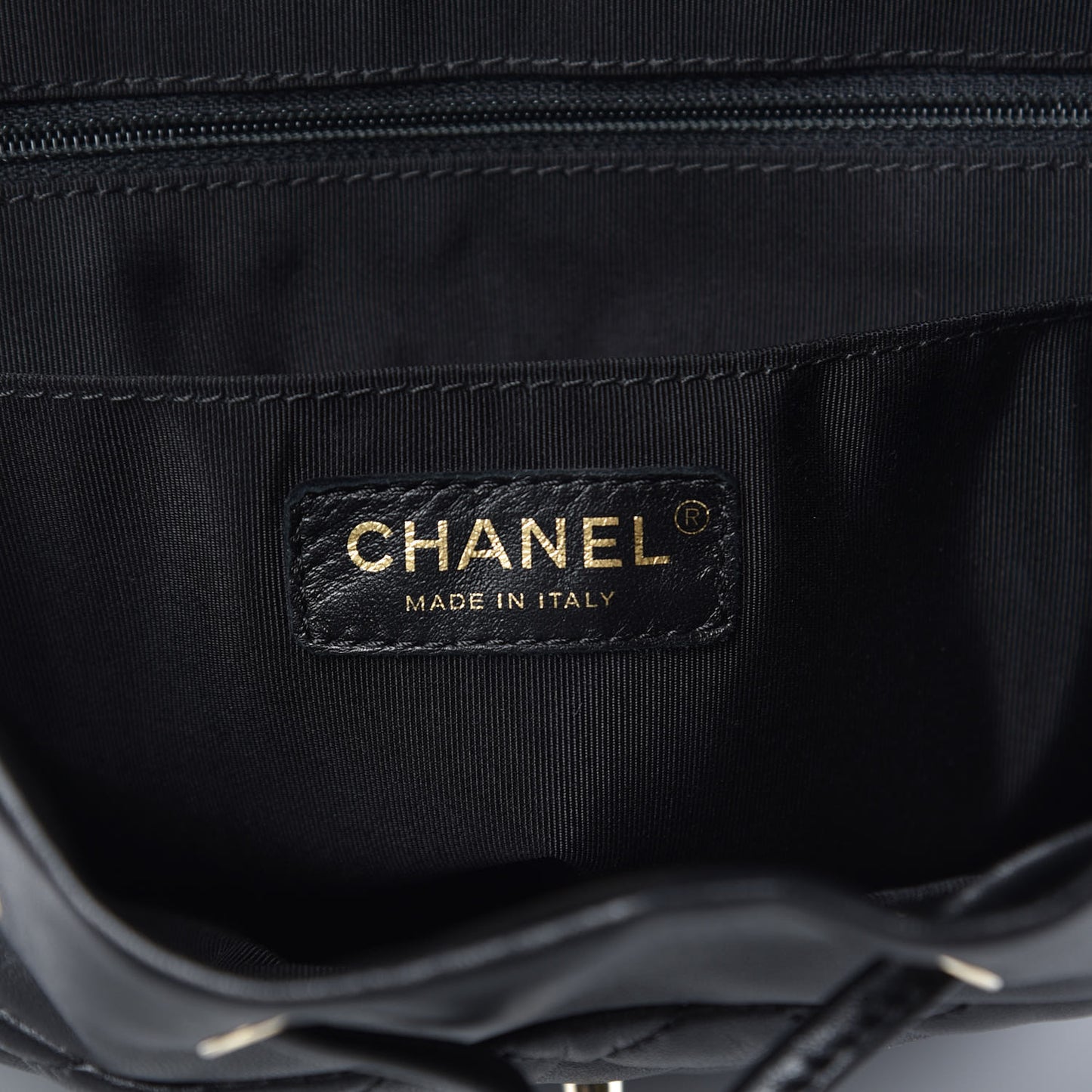 Lambskin Quilted Large Urban Spirit Backpack Black