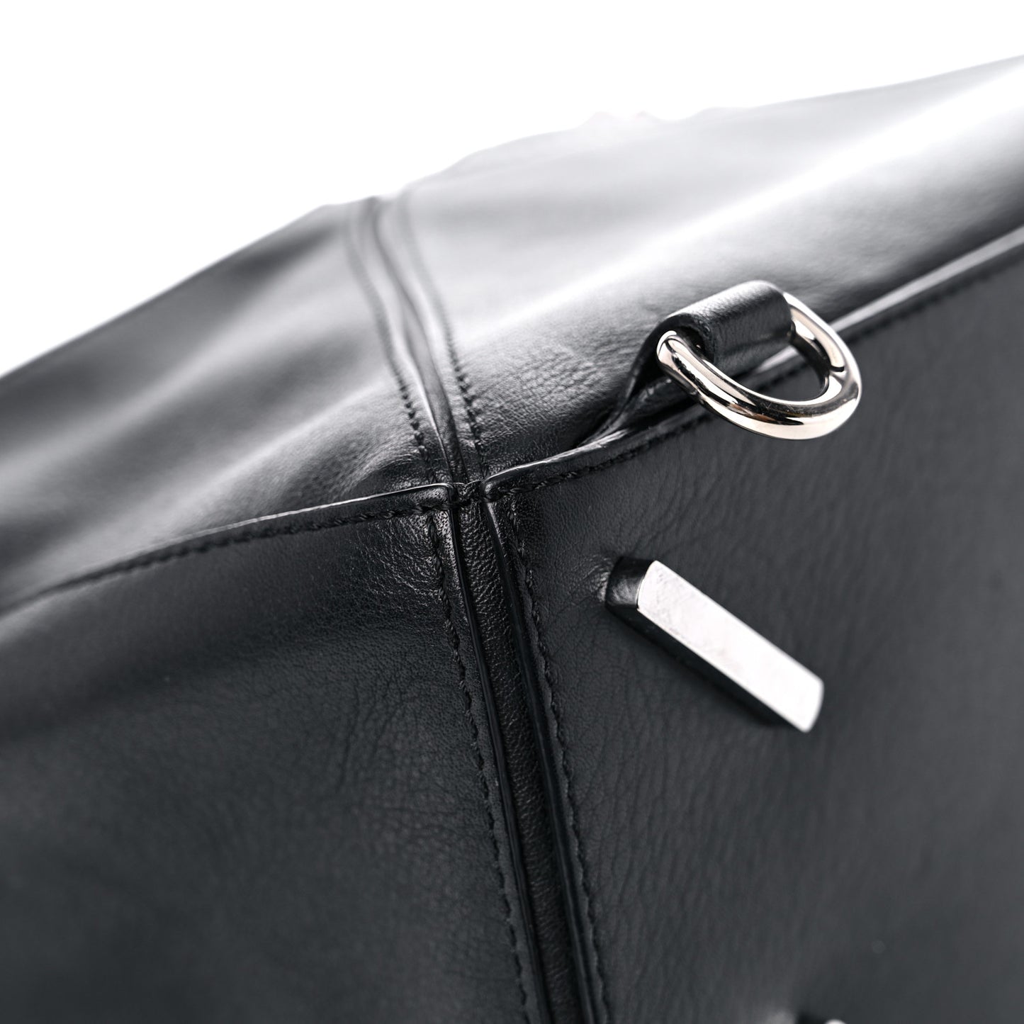 Calfskin Medium Puzzle Bag Black