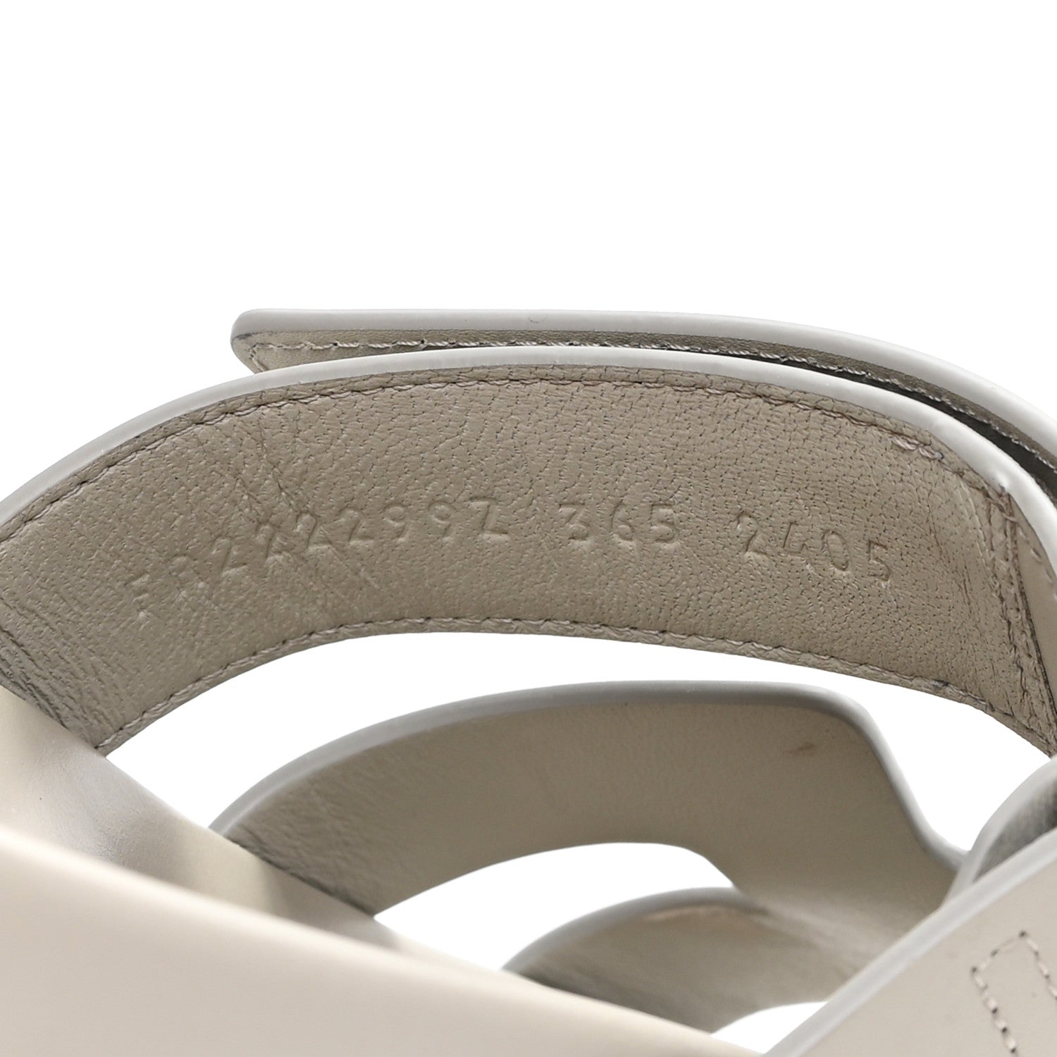Hermes Calfskin Womens Chypre Sandals 36.5 Beige Esquisse 9 of 10