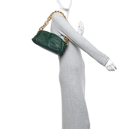 Bottega Veneta Calfskin The Pouch Chain Raintree 2 of 10