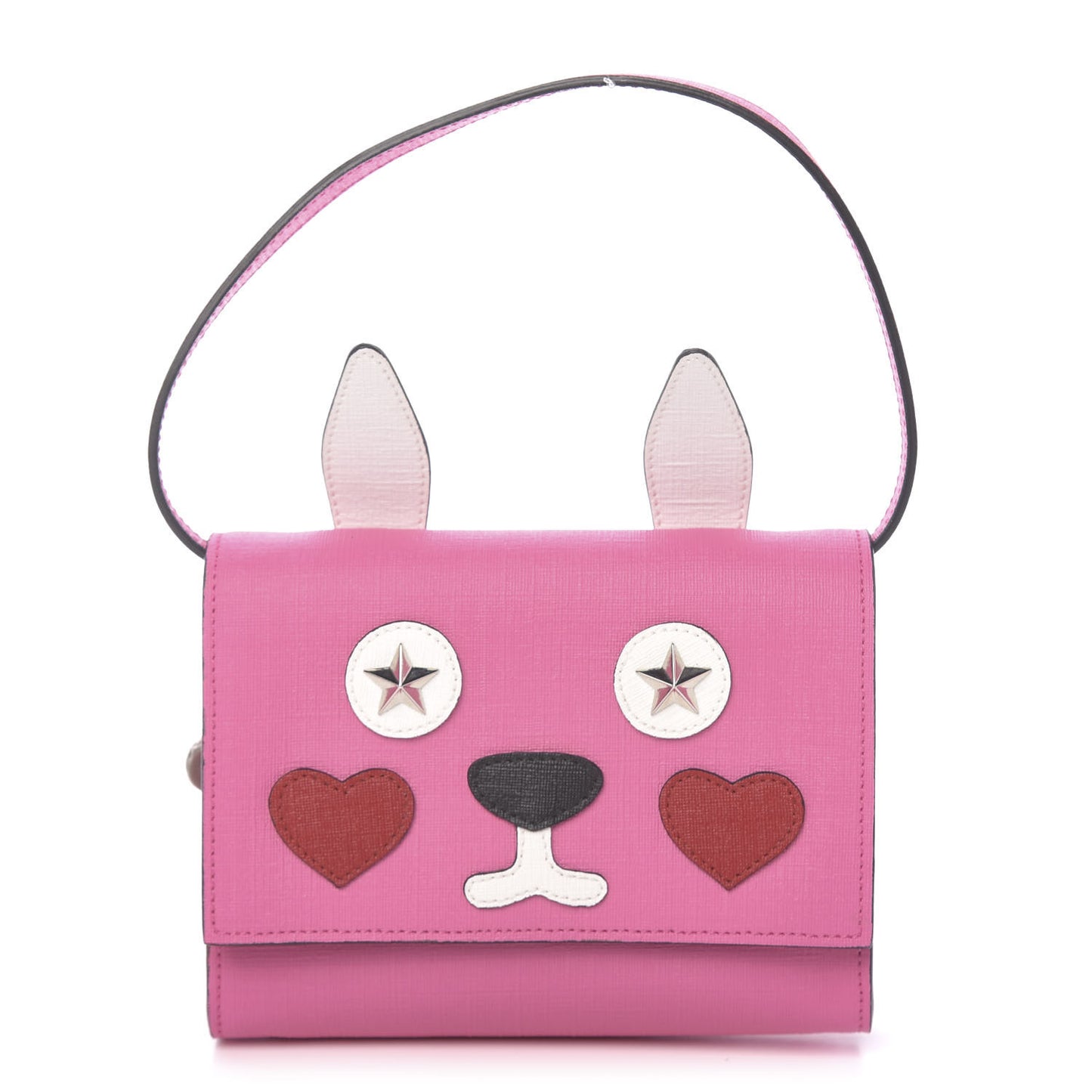 Calfskin Childrens Rabbit Bag Pink