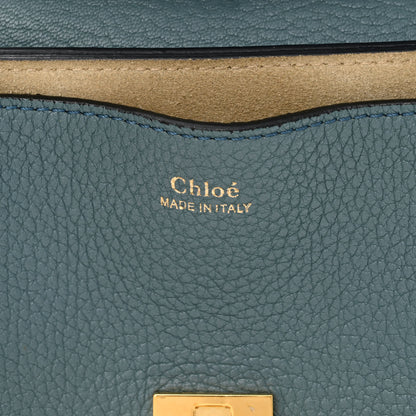 Chloe Grained Lambskin Drew Shoulder Bag Cloudy Blue 6 of 10