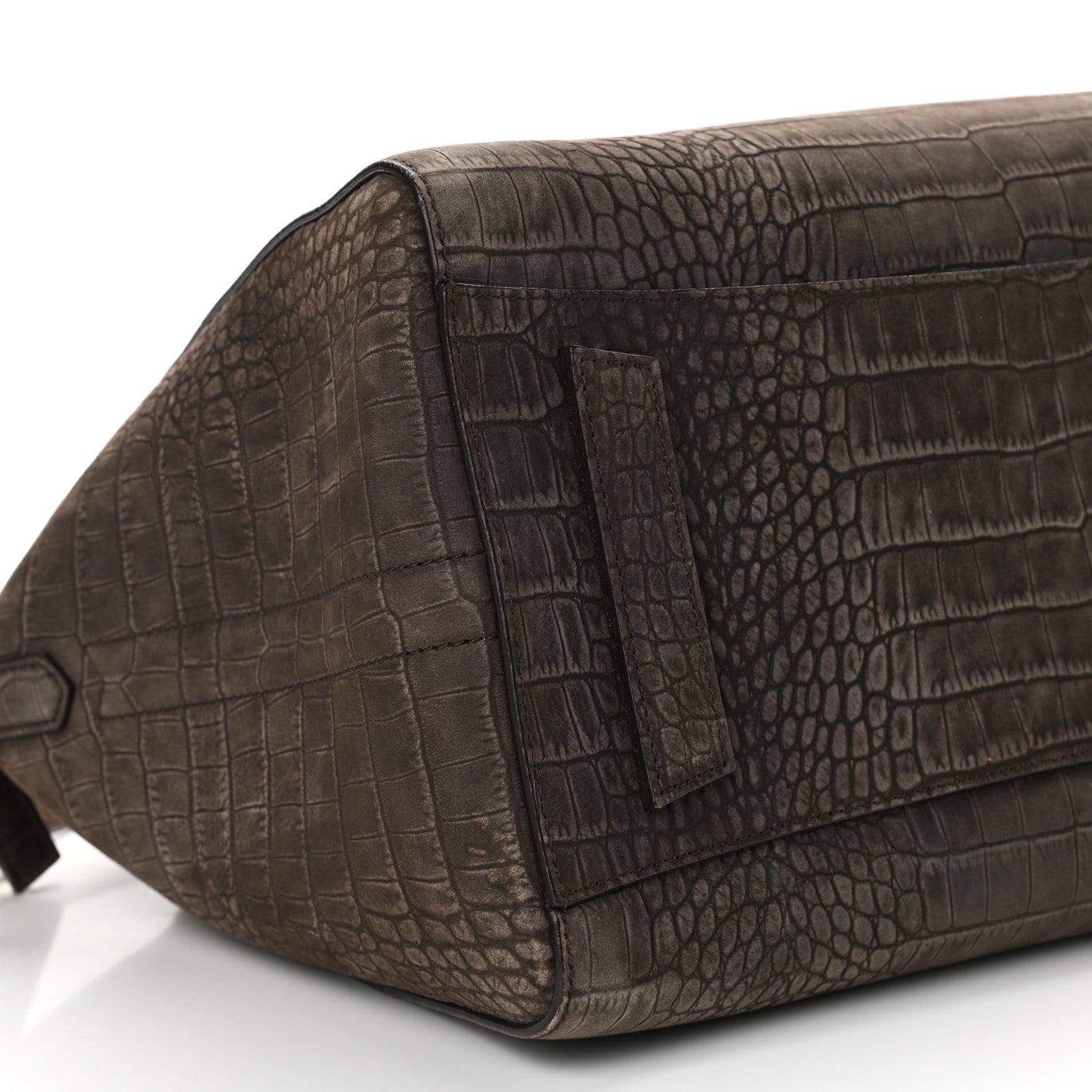 Givenchy Nubuck Crocodile Embossed Medium Antigona Brown 9 of 13