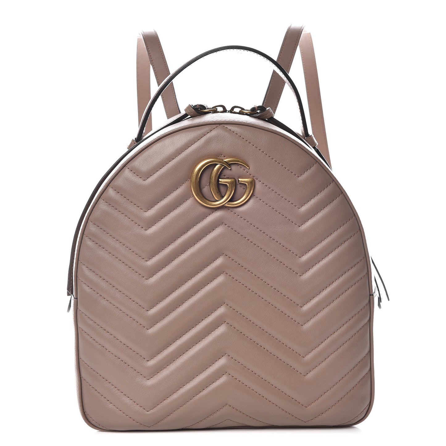 Calfskin Matelasse GG Marmont Backpack Porcelain Rose
