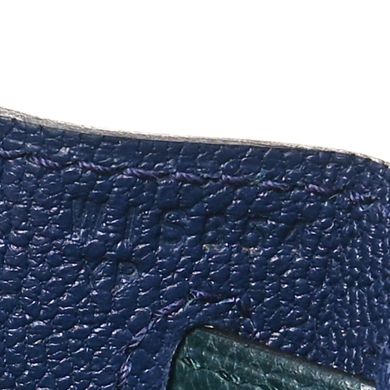 Hermes Epsom Horseshoe Kelly Sellier 28 Bleu Saphir Vert Cypress 6 of 11