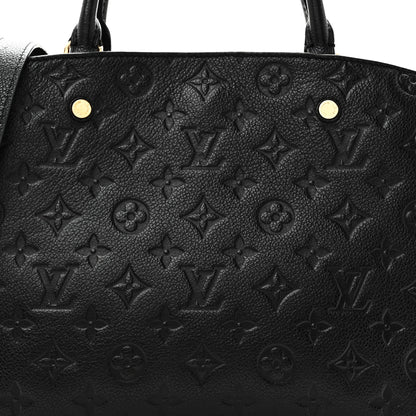 Louis Vuitton Empreinte Montaigne MM Black 7 of 10