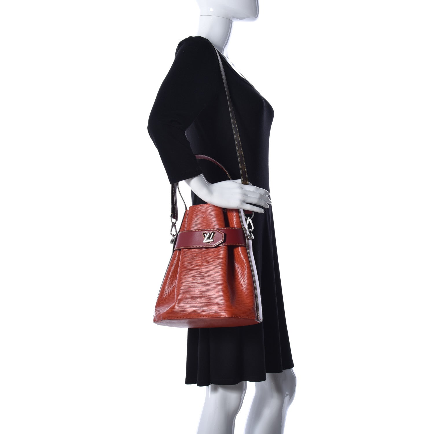 Louis Vuitton Epi Twist Bucket Rouille 3 of 17
