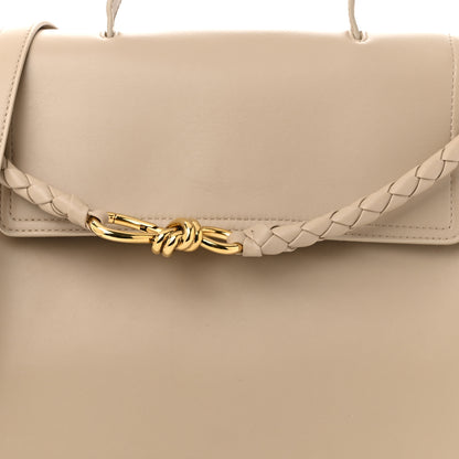 Bottega Veneta Silky Calfskin Medium Ciao Ciao Ecru 8 of 10