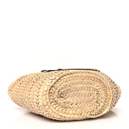 Loewe Raffia Small Basket Tote Bag Natural Tan 4 of 9