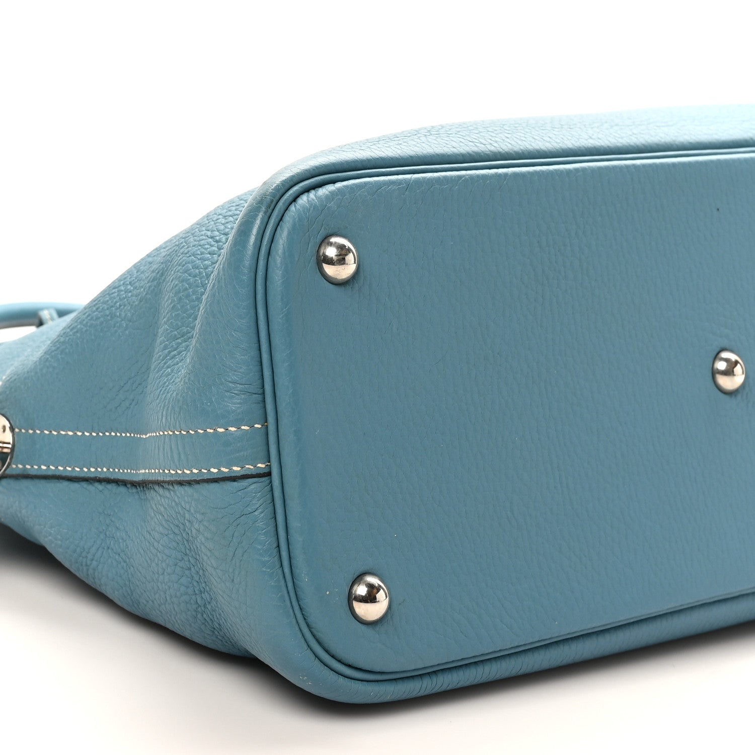 Hermes Taurillon Clemence Bolide 31 Blue Jean 9 of 10