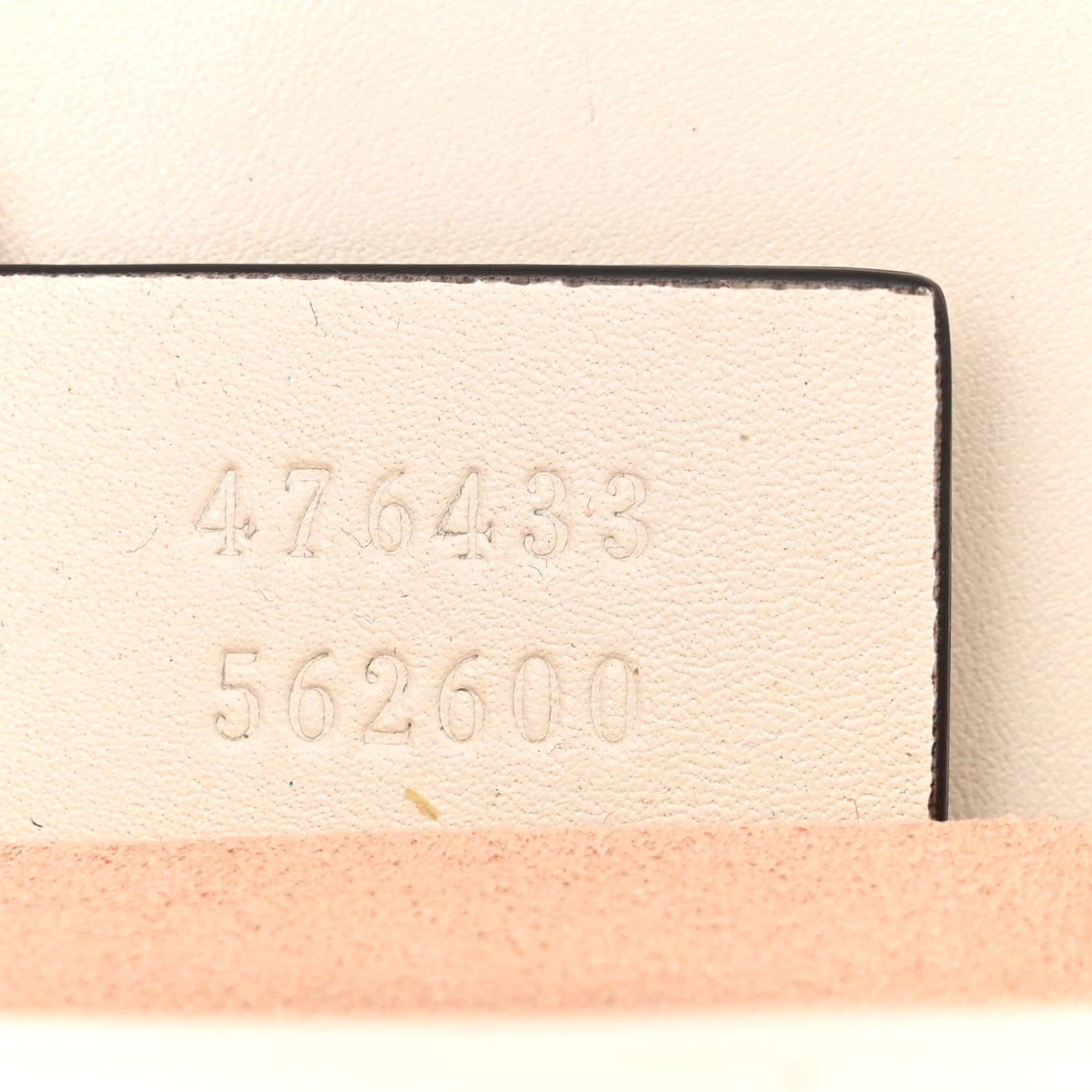 Gucci Calfskin Matelasse Super Mini GG Marmont Shoulder Bag White 7 of 12