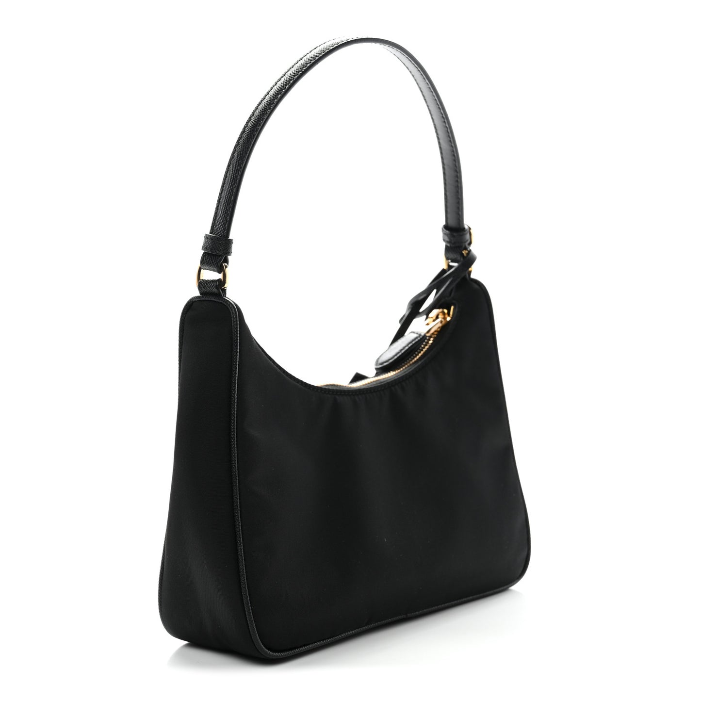 Tessuto Nylon Saffiano Mini Re-Edition 2005 Bag Black