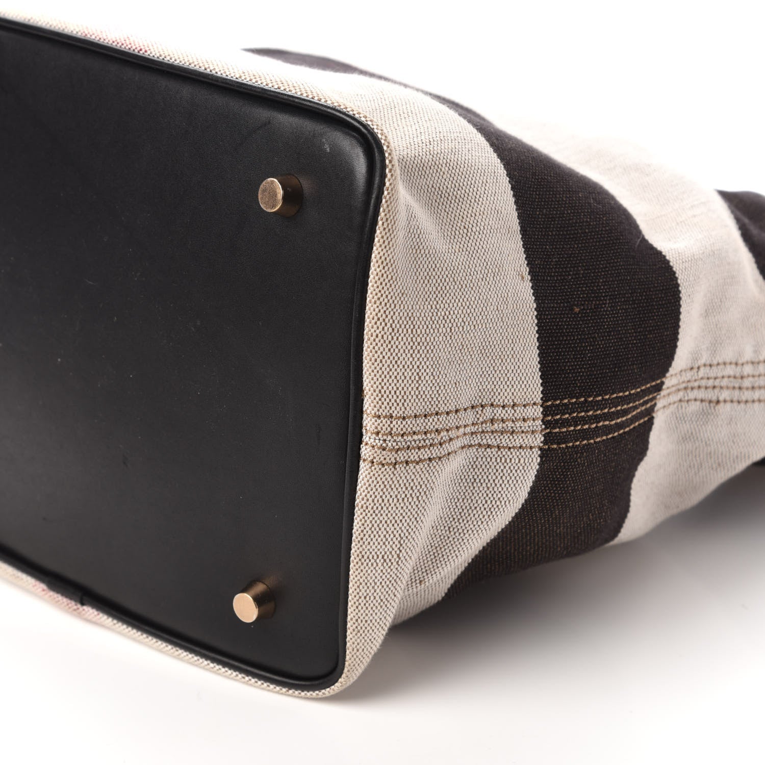 Burberry Canvas Mega Check Medium Ashby Hobo Black 7 of 10