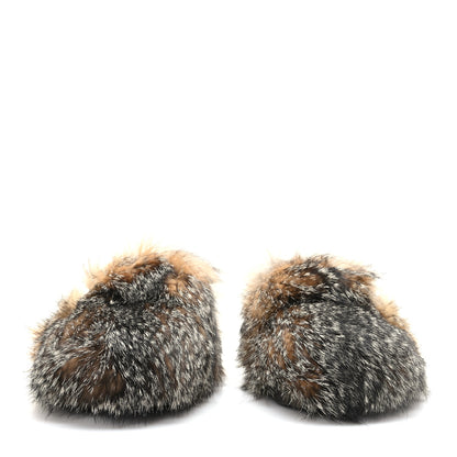 Louis Vuitton Fox Fur Mens LV Easy Mules 8.5 Brown 2 of 8